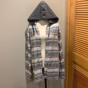 Billabong striped flannel